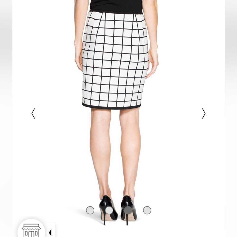 White House black market‎ windowpane pencil skirt. NWT .
